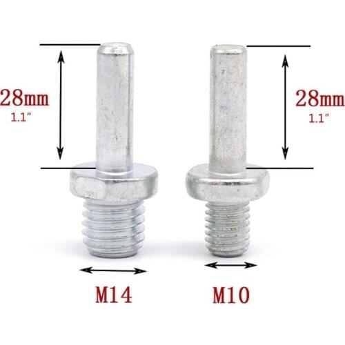 2021 New 10mm/14mm Hard Alloy M10/M14 Screw Drill Adapter Connecting Rod for Car Polish