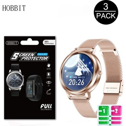 3Pcs HD Clear Hydrogel Soft TPU Protective Film For LEMFO MK20 Full Screen Protector 3H Anti-Scratch Water-proof Film Not Glass