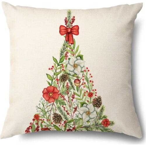 Artinlive Christmas Printing Dyeing Sofa Bed Home Decor Pillow Cover Pillow Case Poszewki Na Poduszki Наволочка Friends Tv Show