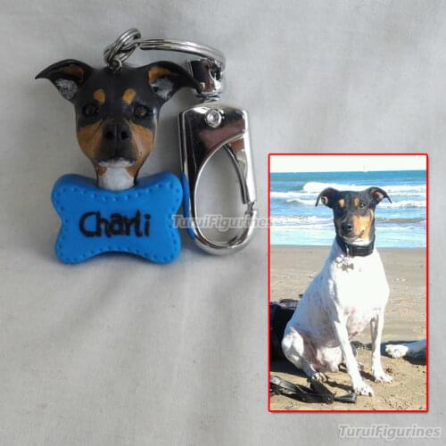 Car keychain resin clay doll scupture gift key ring keychain with photo valentine key chain ring mini doll cake topper wedding