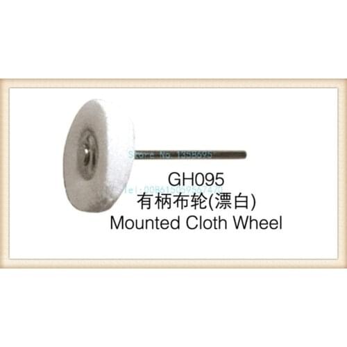 Diy free shipping 100pcs GH095 Mournted cloth wheel jewelry polishing wheels handle Wire Wheel dental polishing wheels