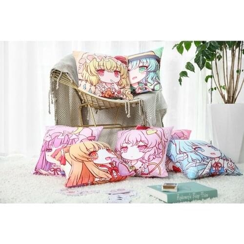 Touhou Project Saigyouji Yuyuko Kirisame Marisa Komeiji Koishi Satori Hakurei Reimu Pillowcase Pillow Case Cover Cushion Cosplay