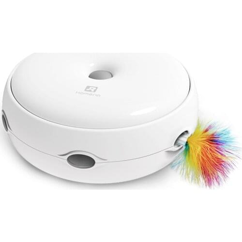 Electric Cat Toy Cat Catching Mouse Donut Automatic Turntable Cat Toy Smart Teasing Cat Stick Crazy Game Spinning Turntable Toy