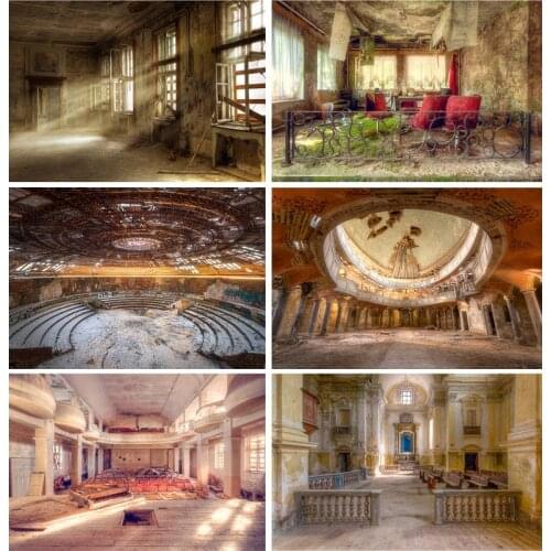 SHUOZHIKE Deserted Old House Indoor Retro Baby Photo Background Vintage Photography Backdrop Photocall Photo Studio 21604EHO-02