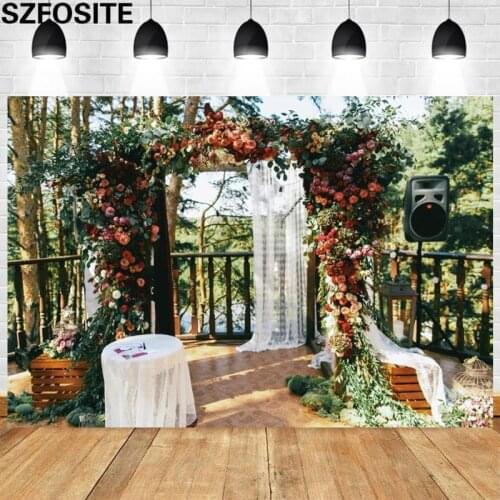 Beautiful Garden Arch Flower Wall Theme Background Photography Shoot Bride Groom Wedding Photo Wedding Party Decoration Backdrop