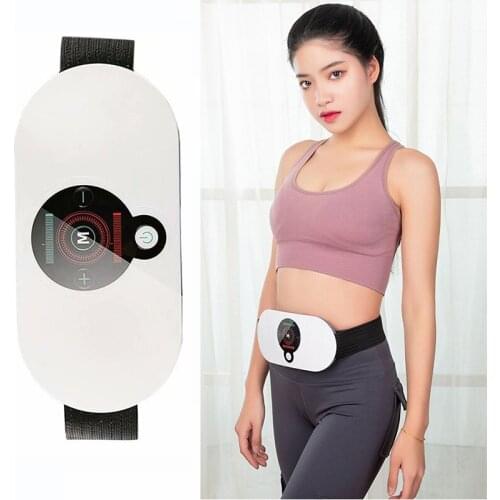 Abdominal Massager Portable Wireless Slimming Belt Lazy Body Fitness Lumbar Massager Waist Vibration Support Physiotherapy Belt