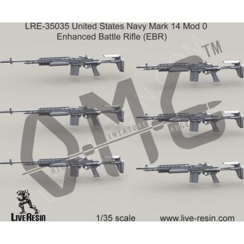 [Scale Model Kit] Live Resin LRE-35035 1/35 United States Navy Mark 14 Enhanced Battle Rifle (EBR)