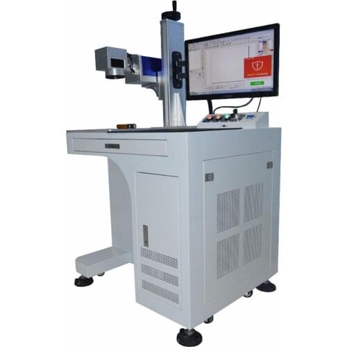 New type CNC Desktop Fiber Laser Marking Machine 20W with 200*200mm working size fiber laser