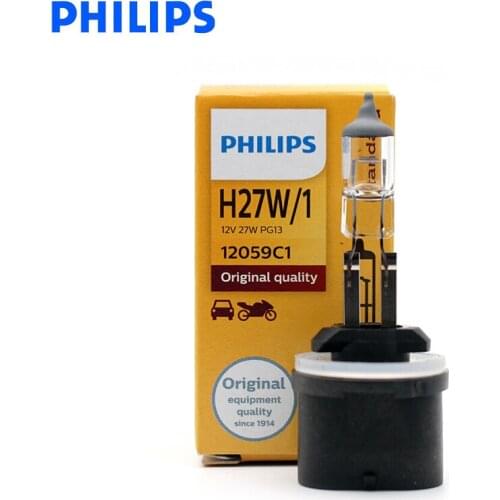 Philips 880 H27W/1 PG13 Vision 12V 27W Original Standard Light Car Fog Lamp OEM Genuine Auto Headlight 12059 C1, 1X