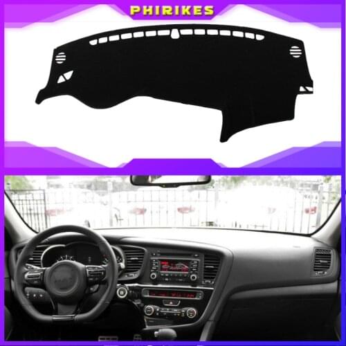 For KIA Optima TF 2010 2011 2012 2013- 2015 K5 Dashboard Cover Sun Shade Non-slip Dash Mat Pad Carpet Car Stickers Accessories