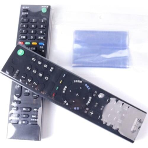 10Pcs/set Clear Shrink Film TV Remote Control Case Cover Air Condition Remote Control Protective Anti-dust Bag 6*25/8*25cm