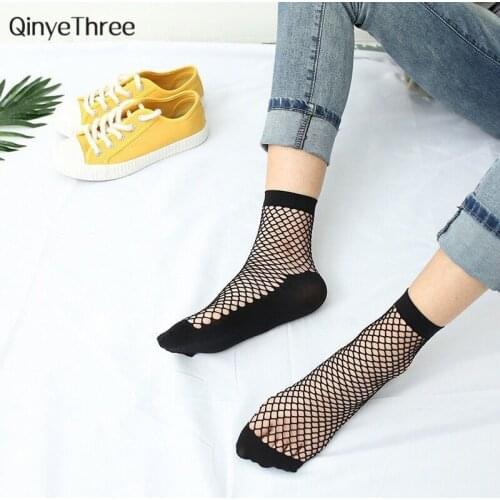 QinyeThree Womens Black Socks