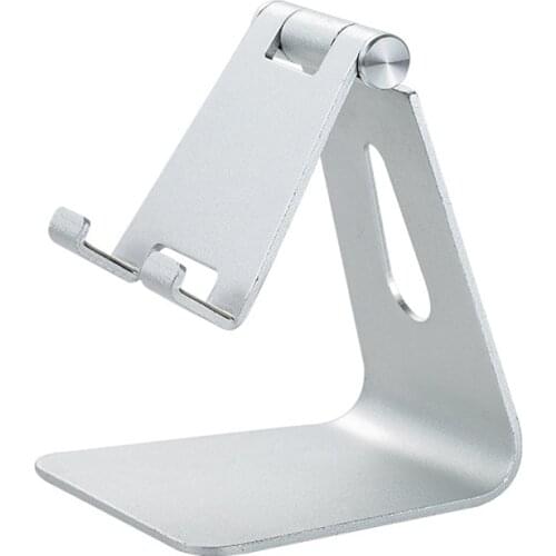 Adjustable Phone Holder Stand for iPhone Aluminum Desktop Phone Dock Holder Compatible for iPhone Samsung huawei