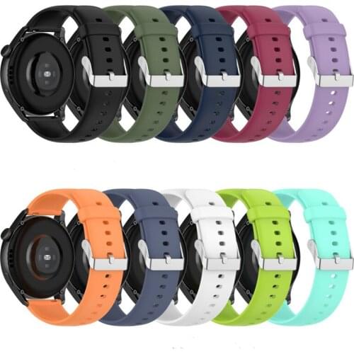 For HUAWEI WATCH 3 46mm WATCH3 Sports Silicone Strap GT 2 Pro Band Watchband WristBand Replaceable Accessories Belt Bracelet