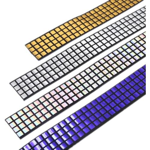 4 cm Sequined Plaid Elastic Band ,Width Elastic Pants Elastic Band Width Rubber Band Accessories Elastic Pants Belt