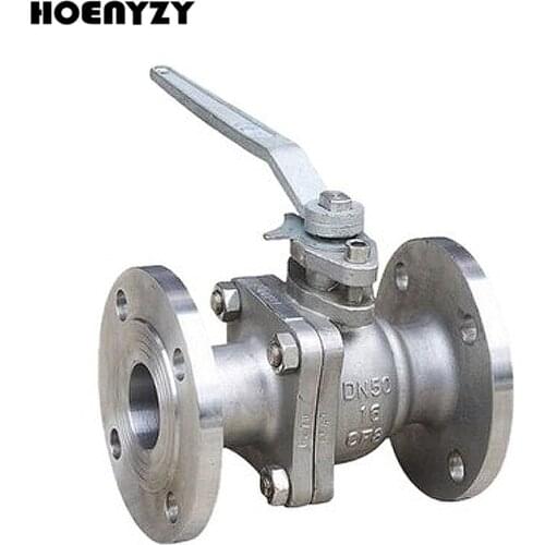 DN15/DN20/DN25/DN32/DN40/DN50/DN65 Stainless steel 304 Manual Flange Ball Valve Q41F-16P 1.6Mpa Flanged Valve