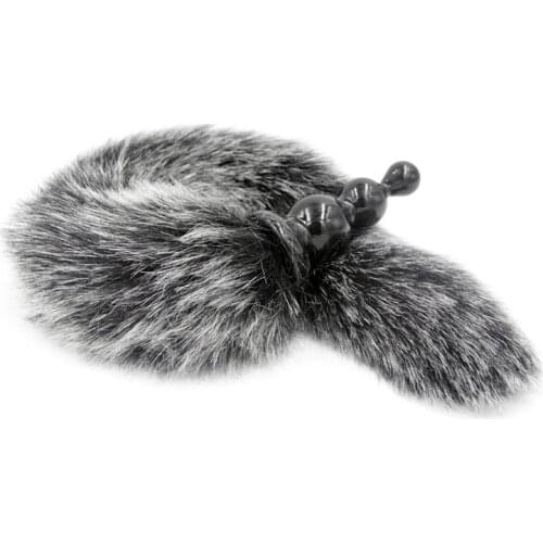 ORISSI Fox Tail Anal Plug Silicone Dildo Butt Erotic Toys Sexy Romance Funny Adult Products Sex Toys for Men Women