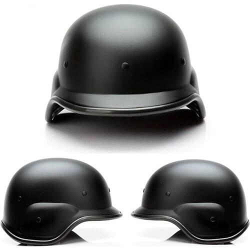 Tactical M88 ABS Helmet with Adjustable Chin Strap Black Tan Green