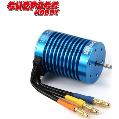 Upgrade Waterproof F540 3000KV 3300KV 3930KV 4370KV Brushless Motor for 1/10 RC Car Redcat Electric Volcano EPX PRO Blackout XTE