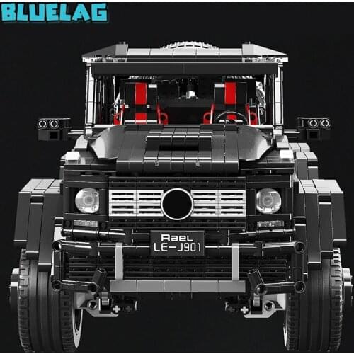1:8 High Technical Truck G63 6X6 3300PCS MOC Building Blocks Engineering Toy City SUV Vehicle Non-RC Truck Model