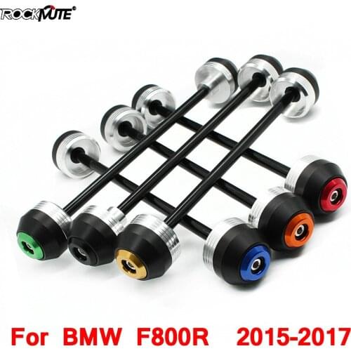 Motorcycle Wheel Falling Protector Pad For BMW F800R 2015 2016 2017 Front Axle Fork Crash Sliders