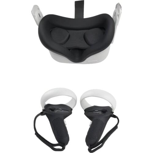 Handle Protective Sleeve Handle Cover Lens Protect Cover Face Pads Mask Protective Case for Oculus Quest2 VR Accessories