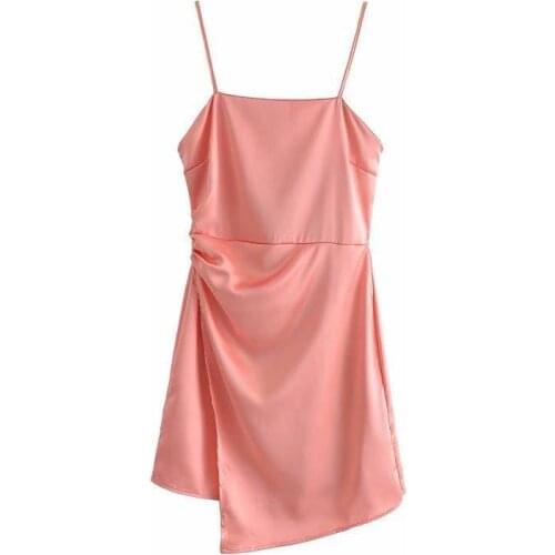 2021 New Spring Summer Women Female Sexy Polyester dress Brand Blouse Outwear casual