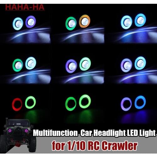 10mm /13mm /17mm /22mm Multifunction RC Car Headlight LED Lights Night Light for 1/10 RC Rock Crawler Axial SCX10 90046
