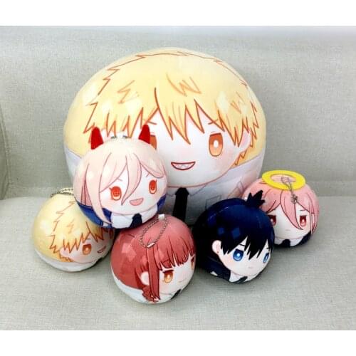 Anime Chainsaw Man Hayakawa Aki Pochita Makima Power Cute Plush Dango Dolls Cosplay Toy Pillow Pendant Keychain Xmas Gifts