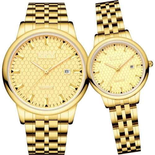 Creative Honeycomb Top Luxury Quartz Men Women Watches Waterproof Full Steel Fashion Couple Wristwatches Male & Female Clock For