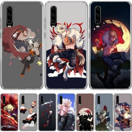 Boku no Hero Academia Phone Case for Huawei P40 P30 P20 Mate 30 20 10 Pro P10 Lite P Smart Z + 2019 Gift Coque Cover Capa