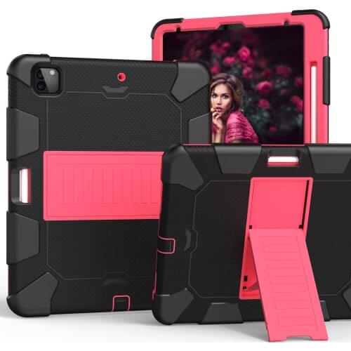 Case For iPad Pro 12.9 4th 2020 Case Kids Drop Stand Cover For iPad Pro 12.9 Inch 2020 Tablet Case Coque With Pencil Holder
