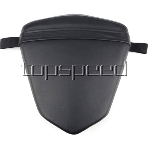 Black Motorcycle Passenger Rear Seat Pillion Cushion For Yamaha YZF R6 2006-2007