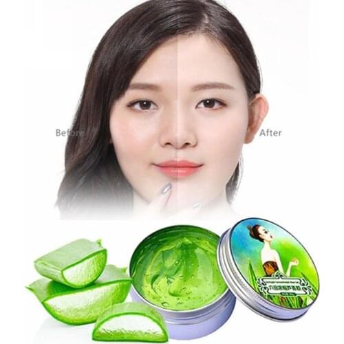 Aloe Vera Gel Cream Vegan Soothing Gel Skin Moisturiser Soothing Oil Acne Care Face Control Moisturing Remove C0T4