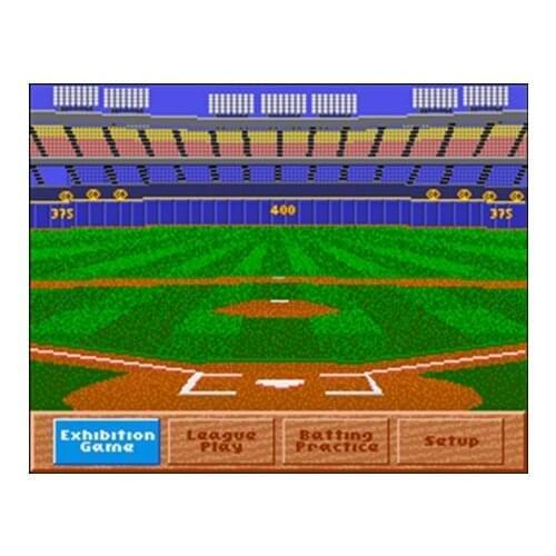 Hardball III USA Version 16 bit Big Gray Game Card For NTSC Game Player