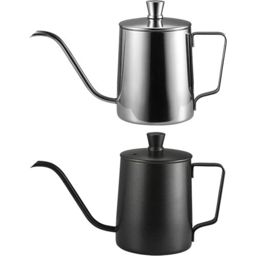 350ml Coffee Maker Hand Coffee Pot Household Pot Mini Stainless Steel Drip Type Coffeeware Tools