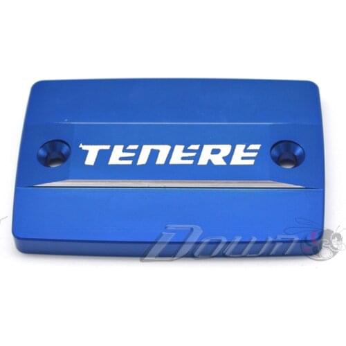 Laser Logo Black Motorcycle CNC Aluminum Front Brake Fluid Reservoir Cover Cap For YAMAHA XT1200Z 2012-2017