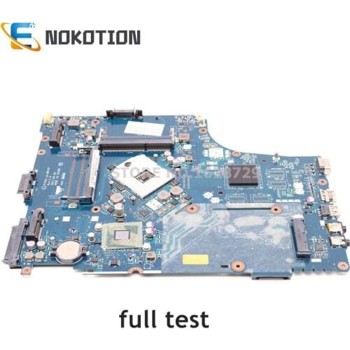 NOKOTION Laptop motherboard For Acer aspire 7750 7750Z P7YE0 LA-6911P MBRN802001 MB.RN802.001 MAIN BOARD HM65 DDR3