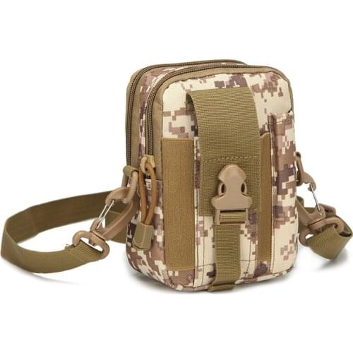 Men Outdoor Tactical Molle Pouch Belt Waist Pack Bag Small Pocket Military Waist Pack Running Pouch Travel Camping Pocket Bags