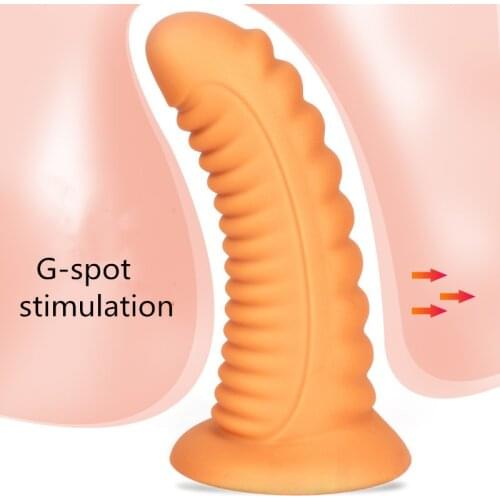 Huge Anal Butt Plug Silicone Anal Dilation G-Spot Stimulation Prostate Massage Auns Dildo Sex Toys For Men Women Masturbate