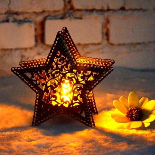 Retro Iron Candlestick Stand Living Room Decoration Candlestick Romantic Faroles Para Velas De Decoracion Home Decoration DD60ZT