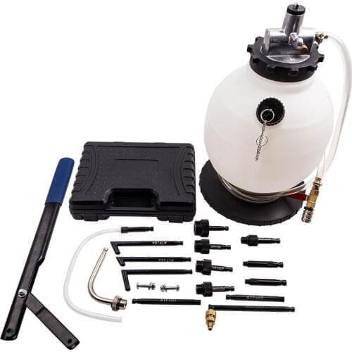 Compressed Air Transmission Oil Filler Filling Unit with Hand Pump 7.5L Tool Kit