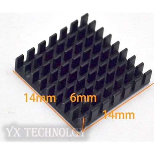 SZYTF 5pcs Quality aluminum radiator fins chip routing cat dedicated 14*14*6MM