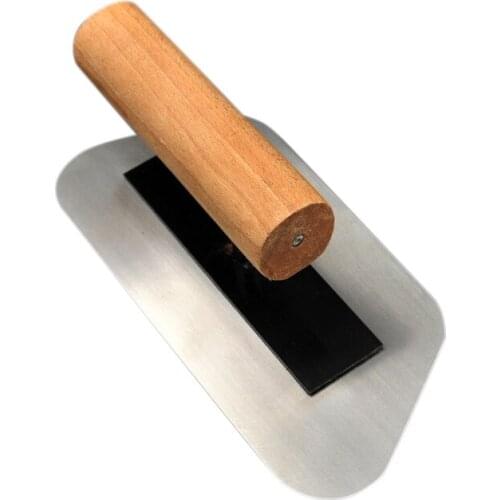 TOP Trapezoid Stainless Steel Plastering Trowels Construction Concrete Scraping Tools ,Tile Floor Wall Cement Mud Trowel