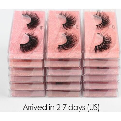 YSDO Lashes Wholesale 10/20/30/50/100 Pairs Mink Eyelashes Natural Long Faux 3D Mink Lashes Makeup Thick False Eyelashes In Bulk