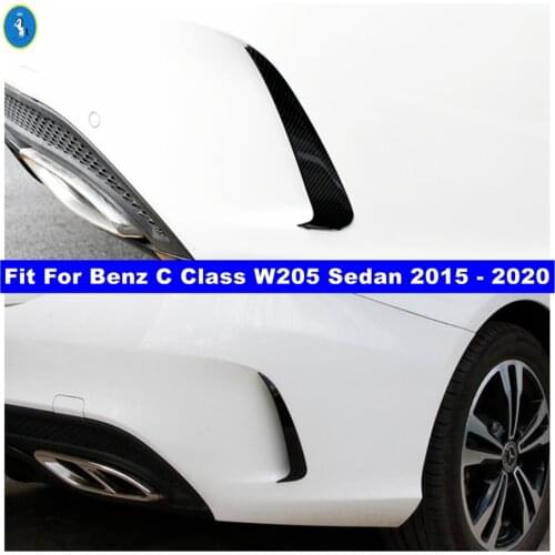 Exterior Refit Rear Tail Bumper Spoiler Air AC Vent Decoration Cover Trim Fit For Mercedes-Benz C Class W205 Sedan 2015 - 2021
