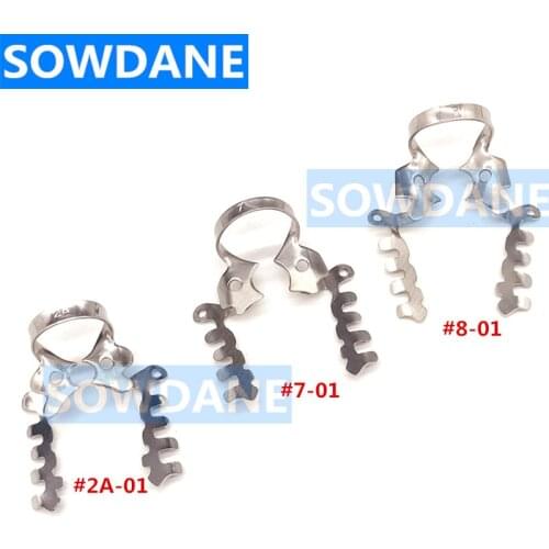 3 pcs Dental Multi-Functional Rubber Dam Clamp Dental Special Clips Clip Stainless Steel Dentist Ortho Material Tool