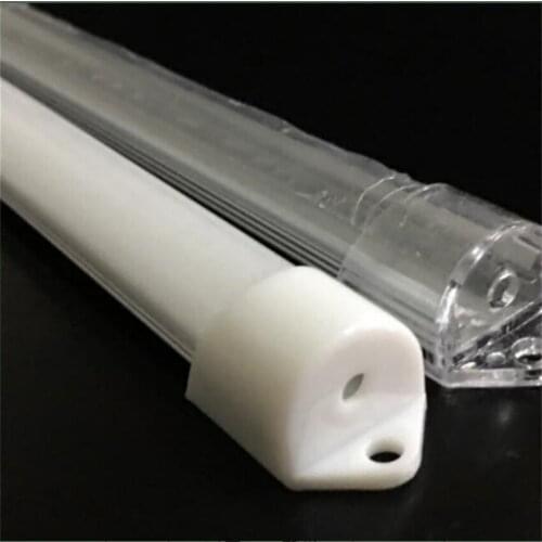 Free Shipping 2m/pcs 200m/lot High Quality Aluminum Profile with cover and end caps for LED bar Light Light Decoration