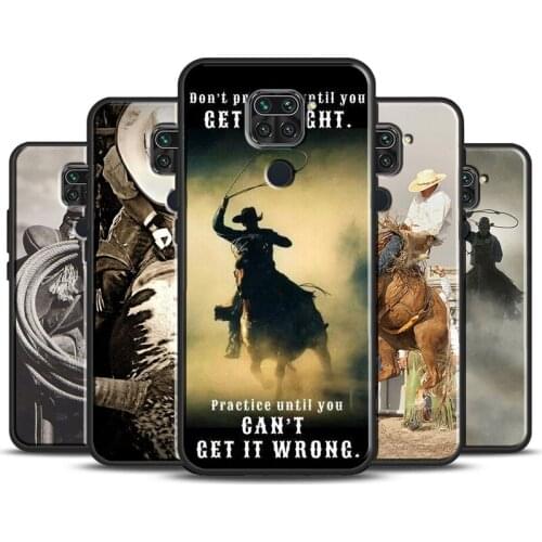 Extreme Sport Rodeo Cowboy Lasso Cover For Xiaomi Redmi Note 9 Pro 7 8 8T 9S Note 10 Pro Phone Case For Redmi K40 9A 9C 9T