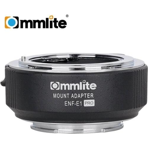 Commlite ENF-E1 Pro V08 Auto-Focus Lens Mount Adapter for Nikon Tamron Sigma F Mount Lens To Sony E Mount Camera